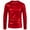 Red, variant on YUGYXL Mens Shirts Stylish Metallic Sparkly Night Club Long Sleeve T-Shirts Vintage 70s Disco Rave Party Slim Fit Silver S