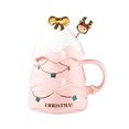 thumbnail image 1 of Taza de café impreso Taza De Café De La Historieta De 1pc De La Historieta Con La Tapa Y La Cuchara Para La Oficina Del Hogar Rosa rosado Magideal Taza de café impreso, 1 of 7