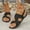 Black, variant on Women's Mesh Panel Cross Strap Sandals, Open Toe Ankle Strap Shoes, Plus Size Breathable Comfort Footwear for Summer Beige 36