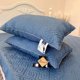 thumbnail image 3 of Almohada de plumas de algodón lavado con núcleo de hotel de cinco estrellas, súper suave, de alto rebote, lavable, para el cuello, para una sola persona, para adultos, 3 of 5