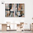 thumbnail image 3 of Enigmatic Shade Duo Shadowbox Print Boho Abstract Art Set by Art Remedy, White Frame, 36 x 54, 3 of 6