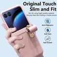 thumbnail image 5 of for Motorola Razr Plus 2023 Case with Hand Strap, Premium PU Leather Moto Razr+ Case for Women Girls, Shockproof Protective Slim Case for Motorola Razr Plus 2023, Pink, 5 of 7