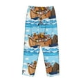 thumbnail image 5 of Fotbe Animals on Noah's Ark Floating Women's Pajama Pants,Sleepwear Pants,Pj Bottoms Drawstring And Pockets-Small, 5 of 9