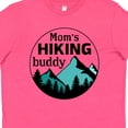 thumbnail image 4 of Inktastic Mom's Hiking Buddy with Mountains and Trees Youth T-Shirt, 4 of 5