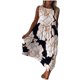 thumbnail image 1 of Vestido de Verano para las Mujeres Cremallera de Impresión Casual sin Mangas, Cuello Redondo Poliéster Spandex para el Uso Diario Y de Primavera, 1 of 5