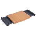 thumbnail image 1 of La mejor tabla de cortar de bambú de Internet con cajón extraíble, almacenamiento de preparación, tabla de cocina para cortar bloques de madera, 1 of 5