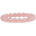 thumbnail image 1 of Natural Rose Quartz Gemstone 10mm Round Beads Stretch Bracelet 7 Inch Unisex, 1 of 2