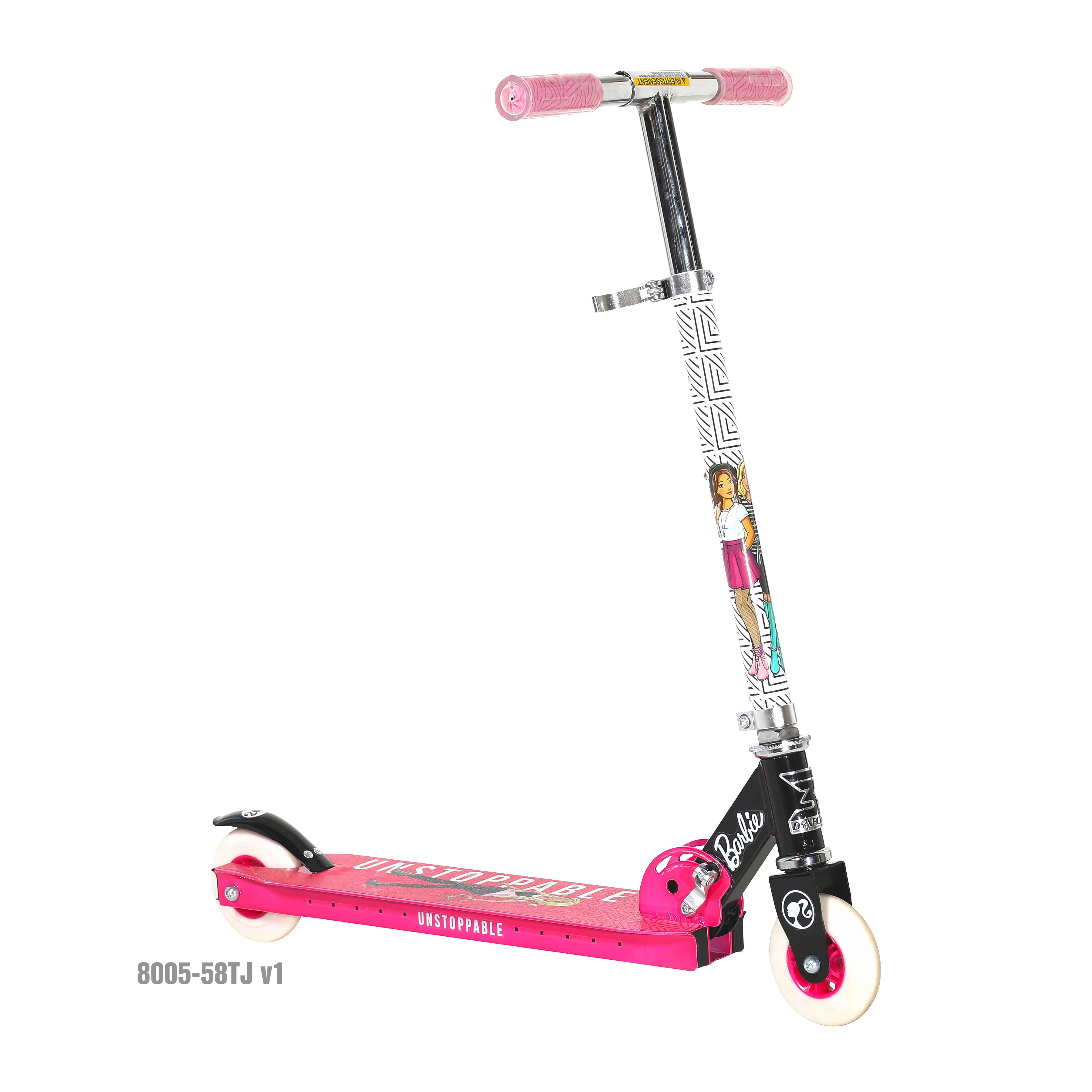 2 Wheel Barbie Girls Scooter with 