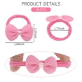 thumbnail image 2 of Cintas para el pelo CAVETEE para niñas pequeñas con flor y lazo, 36 unidades, 2 of 6