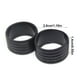 thumbnail image 2 of Naiovety 2 piezas agarre de raqueta anillo de goma bádminton bate Overgrip Fix Kit agarre cinta Protector suministros Universal deportes al aire libre Tenis Negro Naiovety OD002620-01, 2 of 6