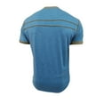 thumbnail image 5 of Running Shirts for Men Fashion Solid Color Round Neck Blouse /T-shirt Blue,2XL, 5 of 7