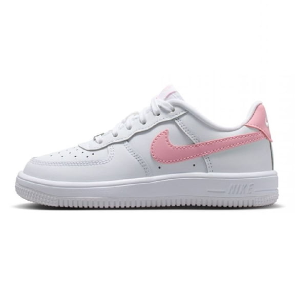 Little Kid's Nike Force 1 Low Lace White/Med Soft Pink-White (IF1673 104) - 2