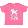 thumbnail image 3 of Inktastic My Mimi Loves Me Unicorn Girls Toddler T-Shirt, 3 of 5
