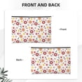 thumbnail image 2 of Rocae Oriental Cuisine for Cosmetic Bags for Women Paper Reusable Cosmetic Bag Travel Toiletry Organizer Capacity Multipurpose Zipper Pouch, 2 of 8