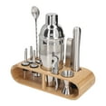 thumbnail image 4 of Kit de barman, kit de barman de 12 piezas, juego de herramientas de coctelera de acero inoxidable, juego de herramientas de barra, integración perfecta, 4 of 8