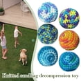 thumbnail image 4 of JWCJ 12-Pack Professional Crocheted Footbags, 2-Inch Cotton Kick Balls for Juggling Practice, Durable Geometric Pattern Foot Gear for Outdoor Exercise and Training, 4 of 9