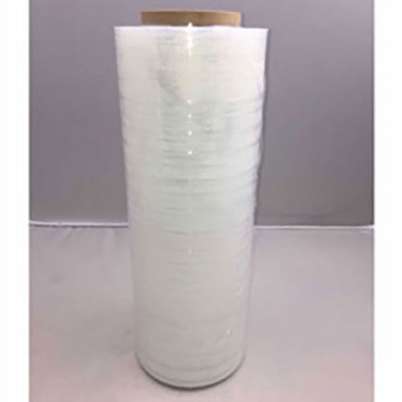 65 Gauge Stretch Wrap Film 16" x 1500', Clear, For Hand Dispenser, Lot of 4