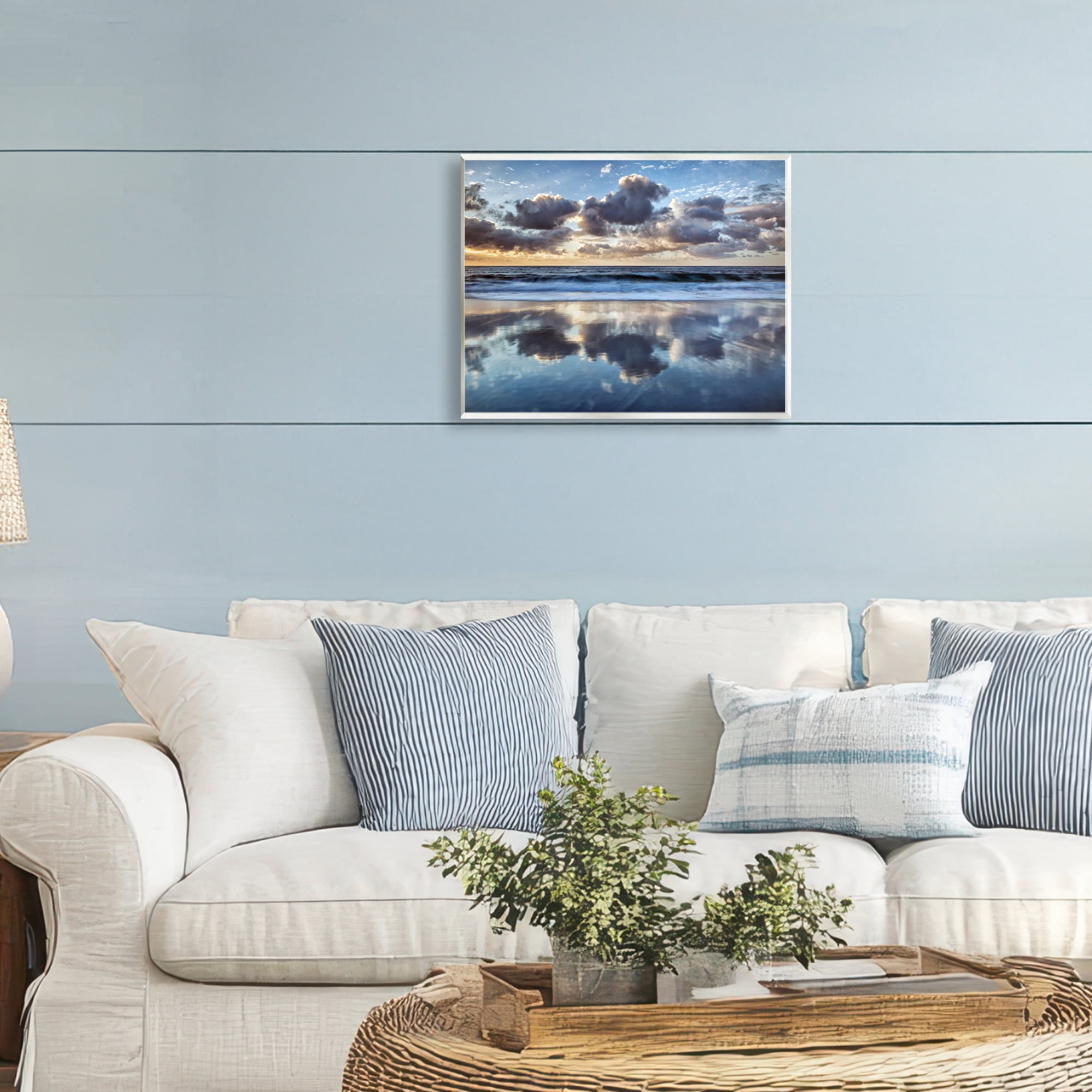 Stupell Industries Reflective Clouds Seascape Wall Plaque Art, design by Superstock Partners LLC