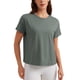 thumbnail image 1 of Remera CRZ YOGA de Algodón Pima Cuello Redondo Relajada Gris Salvia M, 1 of 5