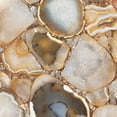 thumbnail image 5 of Powell Nevin Modern Round Spiral Base Drink Table, 23.75" Tall, Gold/Amber Agate, 5 of 6