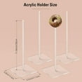 thumbnail image 2 of Donut Stand Acrylic 4 Pack, Clear Bagel Holder Stand, Donut Tower Stand, Donut Display Stand for Dessert Table, Doughnut Holder for Birthday, Wedding, Baby Shower, Christmas, Party, 2 of 7