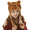 Brown, variant on Unisex Kids Monkey Plush Cosplay Winter Hat, Brown, Ages 5-10