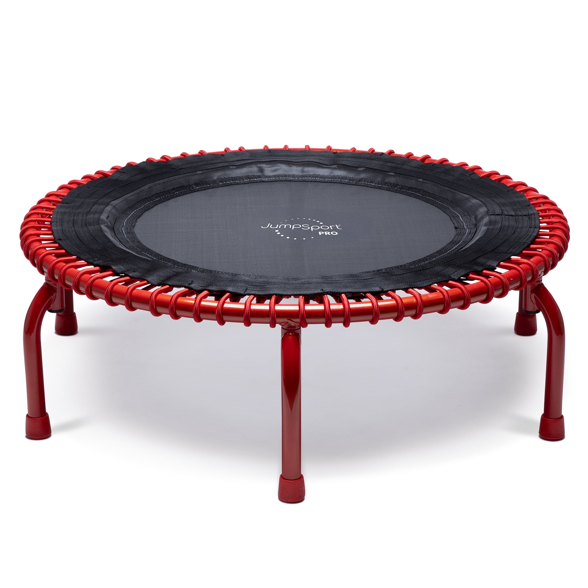 JumpSport 44" PRO Fitness Trampoline, Model 550 Exercise Rebounder w/ 325 lb Capacity, Red