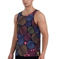 thumbnail image 2 of Xecao Colorful Shells Men's Tank Top Workout Quick Dry Sleeveless Gym Jogging Muscle Shirts Summer Swim Beach Tops, 2 of 9