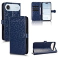 thumbnail image 1 of Polka Dot Wallet Case iPhone Air Card Slots, Wrist Strap & Stand Blue, 1 of 6