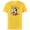 Yellow, variant on Disney Princess Snow White and Animal Friends Sweet-Natured - Short Sleeve Cotton T-Shirt for Adults - Customized-Black