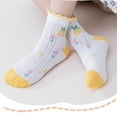 thumbnail image 3 of Summer Toddler Baby Socks - Thin Breathable Mesh Mid-Calf Short Ankle Socks, Combed Cotton Boys Girls Socks 5-Pair Packs, 3 of 8