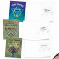 thumbnail image 4 of 10 Assorted Hanukkah Note Cards with Envelopes (4 x 5.12 Inch) - Hanukkah Lights AM6140HKG-B1x10, 4 of 6
