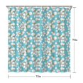 thumbnail image 5 of Waterproof Sakura Watercolor Cherry Blossoms Shower Curtain 72x72 Inch Boho Style Polyester Unique Shower Curtain for Bathroom Hotel Home Decor with 12 Plastic Hooks, 5 of 5