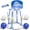 with backboard, variant on Pool Basketball Hoop&Ring Toss Game 2-in-1 Floating Pool Toy with 4 Balls 8 Rings&Pump,Outdoor Swimming Basketball Party Games Water Play Toy Anti-Tip Stable Base Summer Gift for Kid 4-8 8-12& Adult