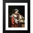 thumbnail image 2 of Angelica Kauffmann 15x18 Black Modern Framed Museum Art Print Titled - A Sybil (1775), 2 of 5
