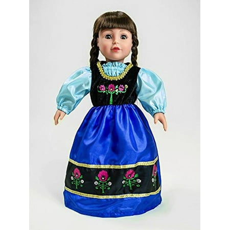 Ice Princess Scandinavian Princess Dress Costume (Doll