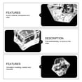 thumbnail image 3 of 48pcs Simulated Ice Cubes Artificial Ice Cube Decor Ice Cube Props Home Decor, 3 of 8