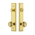 thumbnail image 3 of Grandeur Carr  Tall Plate Single Cylinder One Piece Knobset with Parthenon Knob, 3 of 6