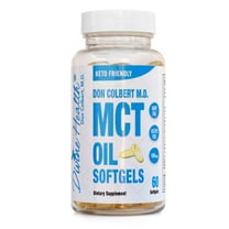 Dr. Colbert MD All Natural MCT Oil Softgels | by Divine Health | 1000mg from Organic Coconuts | 60 Softgels | Recommended in Keto Zone Diet Book | Ketogenic Approved