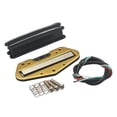 thumbnail image 4 of Kit de pastillas humbucker de doble riel de latón y plástico activo para guitarra eléctrica negro, 4 of 9
