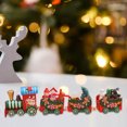 thumbnail image 1 of Conjunto De Tren De Madera Adornos de tren de Navidad, juguetes de tren con gancho, juguete para estimular el cerebro para niños y niñas, 1 of 8