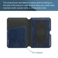thumbnail image 3 of Uxcell PU Adhesive Phone Wallet On Card Holder RFID Blocking For Smart Phones 4.1" x 3" Blue, 3 of 6