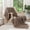 Brown, variant on MooMee Throw Blanket 100% Cotton 4-Layer Gauze All-Around Fringe Ultra-Soft Breathable Lightweight (Beige, Queen 90" x 90")