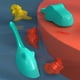 thumbnail image 2 of Juego De Juguetes De Playa De Verano Para Niños, Palas De Cubo De Dinosaurio, Juego Al Aire Libre, Caja De Arena Para Niños, Juguetes Para Niños, Juego De Herramientas De Arena Y Agua Sweethay OD013579-00, 2 of 6