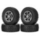 thumbnail image 1 of 4 Uds 76mm 1,55 llanta de rueda de cuentas de Metal neumáticos de goma para 1/10 Rc Crawler Car Axial Jr Rc4wd D9, 1 of 5
