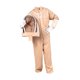 thumbnail image 3 of Traje de apicultor con guantes protectores y casco ventilado, traje de apicultura de algodón L, 3 of 9