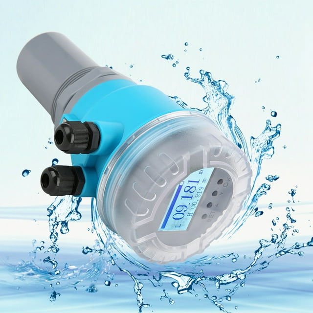 LED Level Meter, 4-20mA ABS Level Meter, 0-20m For Water Treatment Coal Slurry Pool Mortar Pool Mining Electricity 0-5 Meters