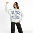 thumbnail image 4 of Women's Gameday Couture  Ash Air Force Falcons Whiteout Premium Fleece Camo Sweatshirt, 4 of 5