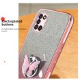 thumbnail image 4 of Slim Case for Samsung Galaxy A31 4G Cover Electroplated Silicone with Bling Butterfly Stand Phone Case for Samsung A31 4G with Glitter Card Anti-Fingerprint Cover Compatible with Galaxy A31, 4 of 7