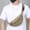 Khaki, variant on Sling Bag Men Crossbody Women,Fanny Pack for Men & Women,Fashion Waist Packs with Adjustable Belt,Casual Bag for Travel Hiking Sports Running(Brown)